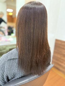 アークスヘアー 20代30代アッシュグレージュミディアムウルフ伸ばしかけ抜け感