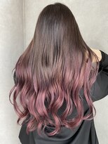 エル オオサカ 心斎橋店(L. OSAKA) ベビーピンクベージュグラデーション_デザインカラー_Y40