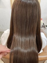 アンジュール 鹿児島中央店(UNJOUR.)&nbsp;冬ロング透明感艶感ストレート髪質改善夏カラーブラウン