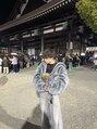 ミヨン 京都烏丸店(miyon)&nbsp;元旦は愛犬と参拝しました^_^女の子のプリンちゃんです！！
