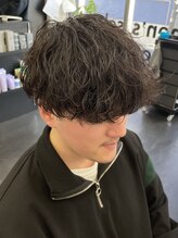 シャドーパーマ×メンズマッシュ【横浜/横浜駅/メンズパーマ/ニュアンスパーマ/メンズカット】