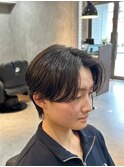 【大人っぽい毛流れ】センターパート×ニュアンスパーマ