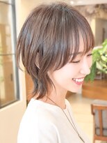 ルエ(rue)&nbsp;大人可愛い20代30代40代50代ウルフレイヤーボブ丸みショートボブ