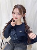 前から盛れる♪編みおろしツイン＊