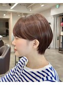 マッシュショート×ショートボブ×丸み×大人ショート×横浜