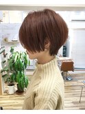 Coast.ショートヘア×前下がり×レッドベージュ