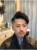 ワイルドツーブロック パーマスタイル