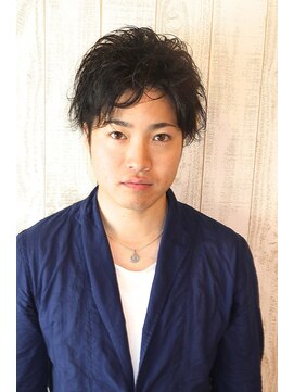 グランドライン(GRAND LINE) トラッド系黒髪ショート　men'shair