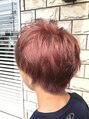 ラッシュヘアー(Rush hair)&nbsp;ピンクアッシュのマッシュヘアです
