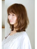 レイヤーですっきりひし形シルエットに♪