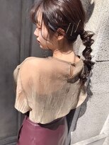 エクー(ECOO)&nbsp;『　異素材紐アレンジ　× マロンブラウン　』　ECOO