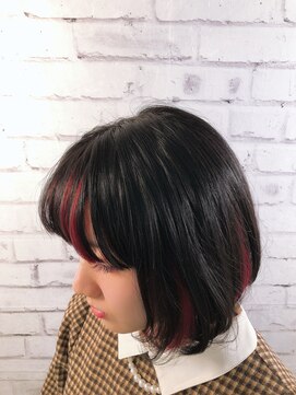 アディクト(ADDICT) インナーレッドボブ