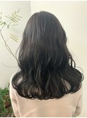 地毛風艶アッシュブラウン