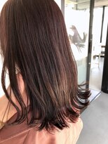 テラスヘア 新潟駅南(TERRACE hair)&nbsp;艶髪春カラーピンクラベージュ(ブリーチなし)