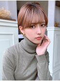 大人かわいい小顔ショートボブショートヘア20代30代40代表参道