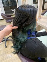 フラット 千葉(Flat.) インナーカラー翔グリーン【千葉】