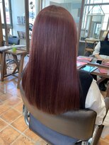 ルチア ヘア ステラ 京都店(Lucia hair stella)&nbsp;ブリーチなし/ピンクベージュ/学割U24/京都/河原町/イルミナ