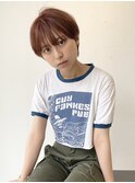 ショート×オレンジ
