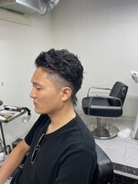 メリケンバーバーショップ フクオカ(MERICAN BARBERSHOP FUK)&nbsp;ニュアンスパーマフェードバーバースタイル