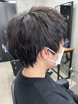 フイ 代々木(Hui) メンズ/アップバング/ツーブロックマッシュ/束感ショート