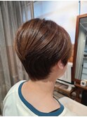 20代30代40代小顔ハンサムショートナチュラルアッシュ