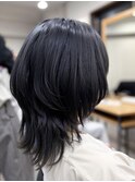 インナーグレー/ウルフカット/ハッシュカット/ブリーチ/上大岡