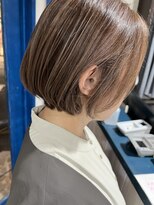 ヘアー カーム 鹿島田店(HAIR CALM) 白髪ぼかしハイライト似合わせカットハッシュカットベージュ