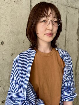 ハル 円山(HARU) くびれボブ×キャメルブラウン