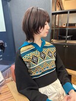 ウニレ バイ センス(unire by sense)&nbsp;【飾磨/姫路】ショートウルフ×ラベンダーグレージュ