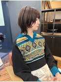 【飾磨/姫路】ショートウルフ×ラベンダーグレージュ