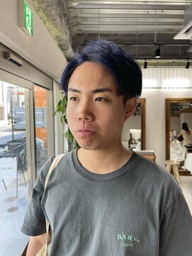 アドア 横浜(ADORE) 【ADORE横浜】くすみブルー×メンズショート