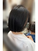 抜け感ボブスタイル