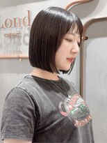 ロンド ブランシュ 錦糸町北口(Lond blanche) 前髪アンブレラカラーこなれミディイメチェンウェーブパーマ