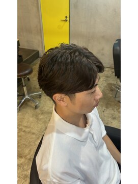 ルーメン 岐阜(ROOO MEN) メンズ韓国マッシュカットツーブロックニュアンスパーマ