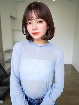 アンジェリカラボ(ANGELICA LABO) ANGELICA 韓国風 ナチュラルボブ 透明感カラー