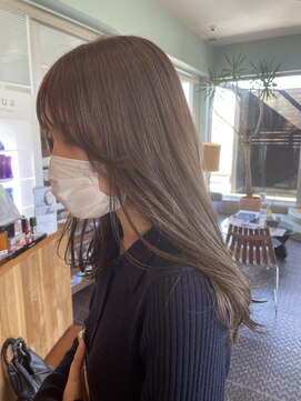 ヘアラウンジ アングゥ(hair lounge ungu) オリーブベージュ