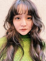 レジュアル(RESSUAL) 黒髪ボブルフネビージュ小顔ヘアワンレン