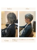 お客様髪質改善データ1565（メンズワンレン）