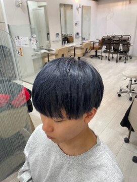 ヘアーメイク ニューヨーク 千駄木店(Hair Make NEWYORK) ネイビーカラー
