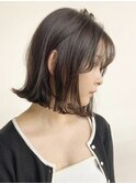 外ハネボブ オリーブベージュ カラー 韓国 髪質改善 仙台