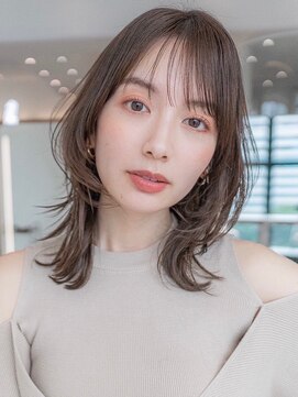 ハバナ 新宿(HAVANA) 20代30代大人可愛い韓国風ロングレイヤーカット/グレーベージュ