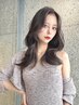 【大嶽指名限定】韓国風顔まわりカット+生カラー+TOKIOトリートメント