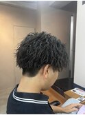 縦落ちツイストスパイラルパーマ