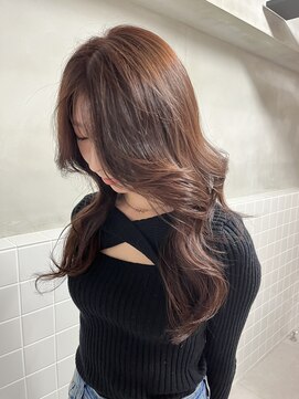 ロエム(Loem) 【anon】　　　レイヤー×ピンクブラウン