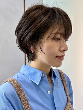 インセプション 銀座(INCEPTION) 前下がりショート・ボブ/パーマ/前髪なし/30代/40代/50代/長め