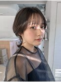 結んで可愛い顔周りカット 似合わせカット顔まわりカット