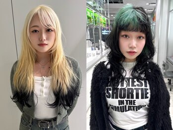 ノラ シンディ(NORA CYNDY)の写真/【＜クーポン有＞ケアブリーチ+カラー+トリートメント】ダメージレス×ハイクオリティに自分らしさを表現★