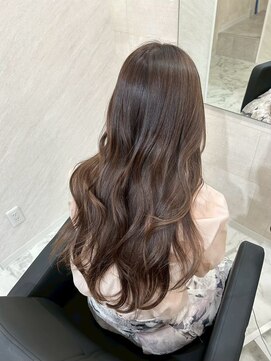 ミヨン 京橋店(miyon) 韓国レイヤーカット×暗髪カラー×髪質改善