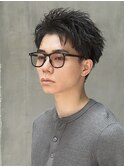 【arietta二瓶】ビジネスショート/ソフトツイスト/ツイストピン