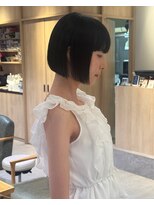 ゼストプラス(ZEST plus) 【DAN】ぷつっとボブ × 髪質改善ストレート